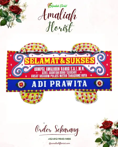 Papan Bunga Ucapan Selamat Kersamaju